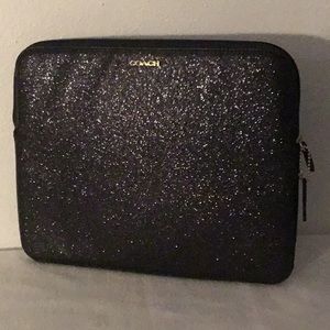 Coach Metallic Silver/Gray zipped tablet Cover/Sleeve NEX2NEW